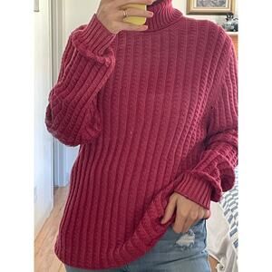 Gran Sasso Vintage Pink Virgin Wool Turtleneck